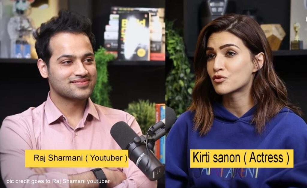 YouTuber Raj Shamani and Kriti Sanon conversation: Relationship, Bollywood, Entrepreneurship & More