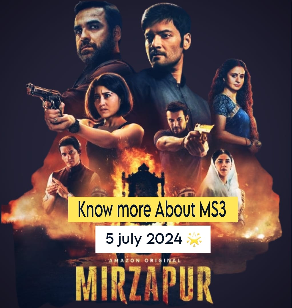 Mirzapur season 3 ki dates